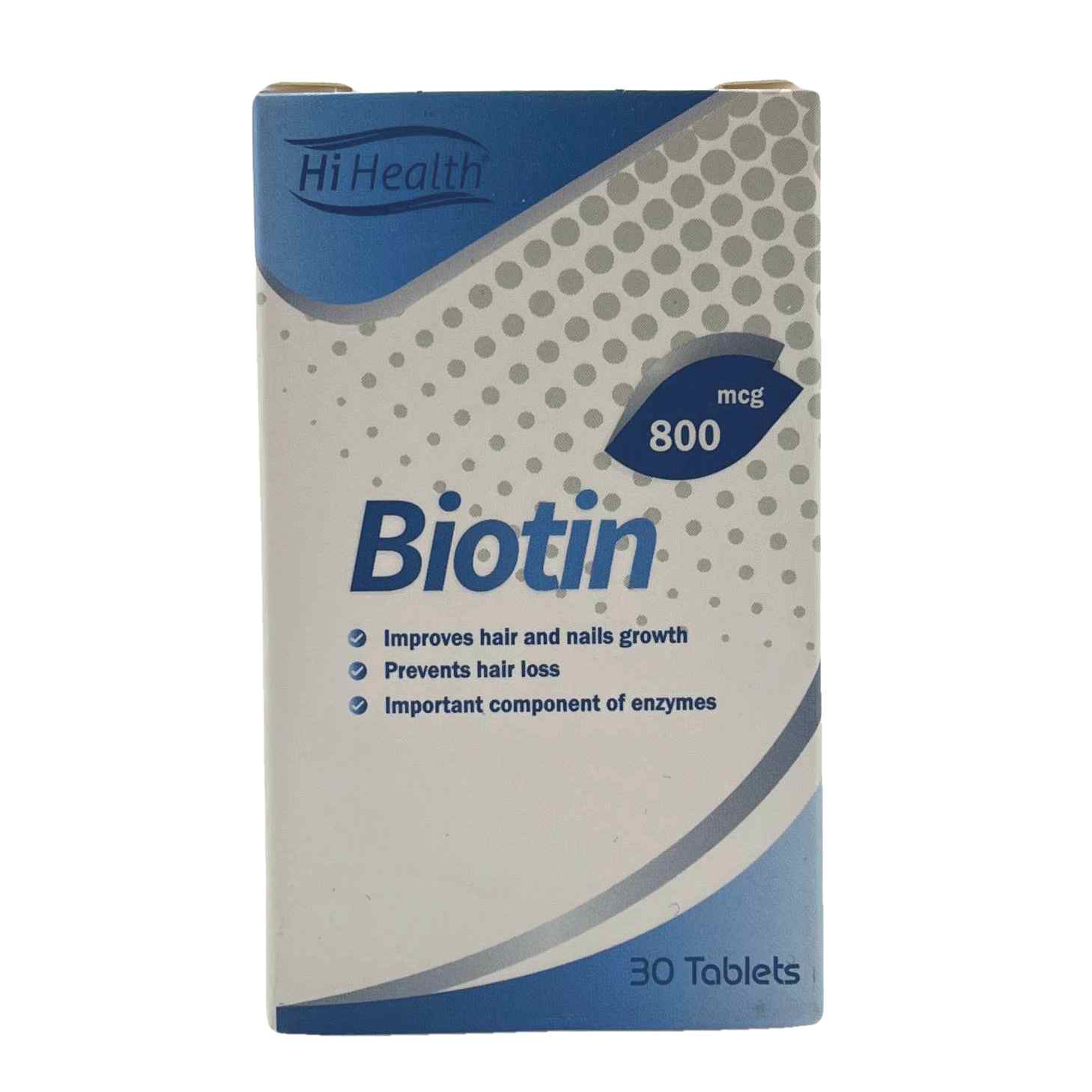 قرص بیوتین 800 میکروگرم های هلث Hi Health Biotin